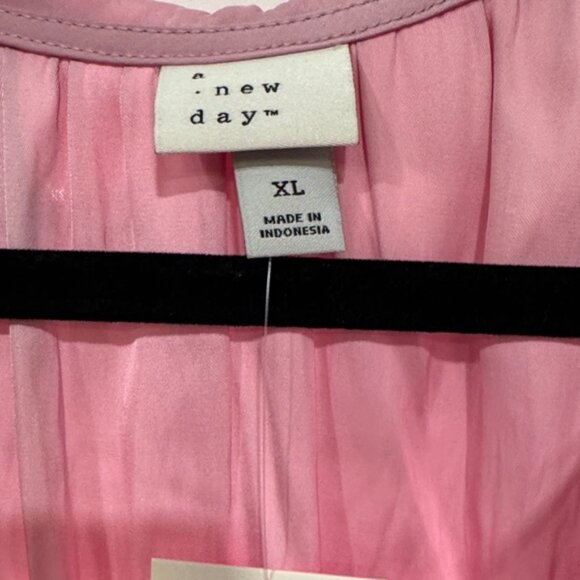 a new day Pink Ruffled Blouse - Picture 2 of 7